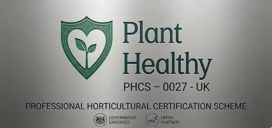 RJ Trees and Hedging delighted to be awarded Plant Healthy